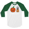 pumpkin spice 3/4 Sleeve Shirt