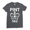 british pint funny Ladies Fitted T-Shirt