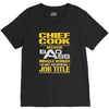 chief cook because badass miracle worker isn't an official job title V-Neck Tee