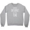 so wake me up when school is over Crewneck Sweatshirt