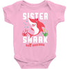 sister shark doo doo doo family matching Baby Bodysuit
