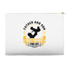 Father and Son Best Friends for Life Accessory Pouches
