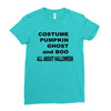 all about halloween. Ladies Fitted T-Shirt