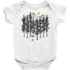 be alone Baby Bodysuit