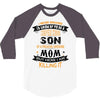 Super Cool Son Of A Freaking Awesome Mom 3/4 Sleeve Shirt