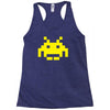 uomo 4 space invaders anni80 vintage videogames Racerback Tank
