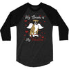 my boxer is my valentine1 3/4 Sleeve Shirt