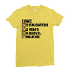 i have 2 daughter Ladies Fitted T-Shirt