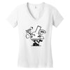 wake &amp; sake Women's V-Neck T-Shirt
