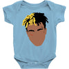 abstract design of xxxtentacion Baby Bodysuit