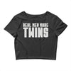 real men make twins Crop Top