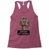 groot grow strong galaxy gym fitness mashup Racerback Tank