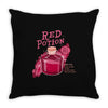 red potion Throw Pillow