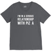 i'm in a serious relationship with pizza V-Neck Tee