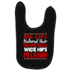 big lips natural hair Baby Bibs