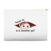 December Peeking Out Baby Girl Accessory Pouches