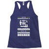 Never Underestimate A Grandpa With An Engineering Degree Racerback Tank
