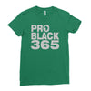 pro black 365 Ladies Fitted T-Shirt
