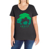 mega grass Ladies Curvy T-Shirt