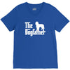 the dogfather labradoodle white V-Neck Tee