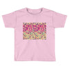 pink triangle print Toddler T-shirt