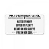 Smartass November Girl License Plate