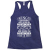 Real Kings Are Born On November 5 Racerback Tank