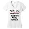 August Girls Women's V-Neck T-Shirt
