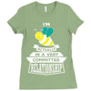I Am Bee Actually In A Very Commited Relationship Ladies Fitted T-Shirt