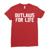 outlaws for life Ladies Fitted T-Shirt