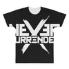 never surrender All Over Men's T-shirt