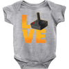 love stick Baby Bodysuit