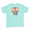 ripped muscles, six pack, Youth Tee