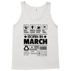 Born In March Tank Top