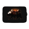 Bear Adventure With Roses Laptop sleeve
