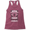 Never Underestimate the Strength of a Brain Tumor Warrior Being Strong Racerback Tank