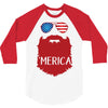 america 3 3/4 Sleeve Shirt