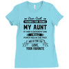 Dear Aunt, Thanks For Being My Aunt Ladies Fitted T-Shirt