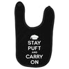 stay puft and carry on Baby Bibs