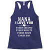I Love You Nana Racerback Tank