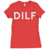 dilf Ladies Fitted T-Shirt