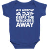 an arrow a day zombie dary Baby Bodysuit