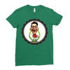 ozil anime Ladies Fitted T-Shirt