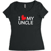 I Love My Uncle Women's Triblend Scoop T-shirt