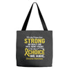 We Don't Know How Strong We Really Are Until Being Strong Is The Only Tote Bags
