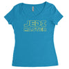 jedi master Women's Triblend Scoop T-shirt