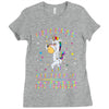Unicorns are born in October Ladies Fitted T-Shirt