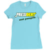president eat people Ladies Fitted T-Shirt
