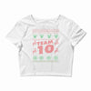 team 10 ugly christmas Crop Top