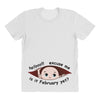 February Peeking Out Baby Boy All Over Women's T-shirt